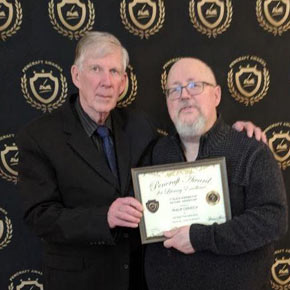2018 Pencraft Book Award Dinner and Ceremony Philip Derrick Award Winning Author of "Facing the Dragon" with David Hearne (AuthorsReading.com)